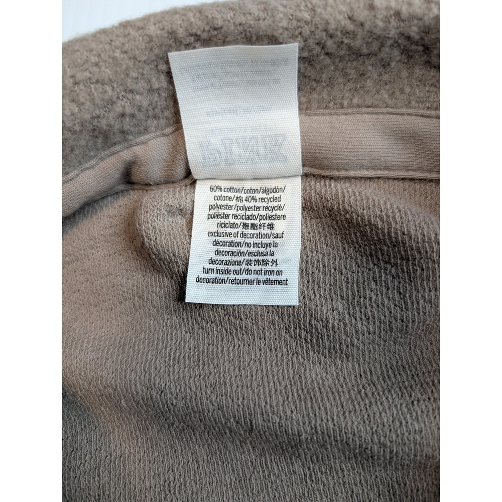 PINK Victoria's Secret Taupe Brown Fleece Button Down Shirt Jacket Shacket S/P - Picture 4 of 10